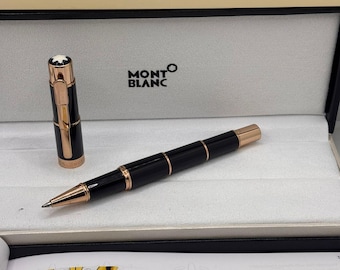 Vintage Montblanc Meisterstuck Luxury Ballpoint Pen With Super Elegant Giftbox Black & Gold