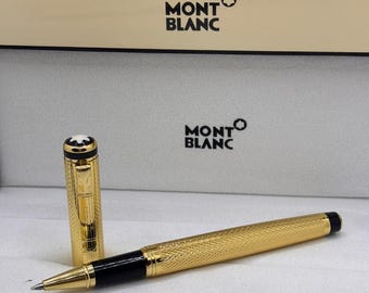 Vintage Montblanc Special Edition Ballpoint Pen Golden With Super Elegant Giftbox