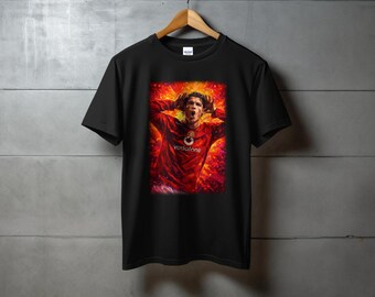 Cristiano Ronaldo 2008 Manchester United T-Shirt, CR7 Champions League Tee, Retro Football Shirt