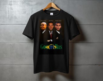 Brazil Football Legends T-Shirt, Goodfellas Tribute, Retro Soccer Fan Tee