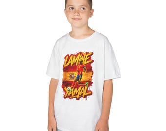 Maglietta da calcio per bambini Lamine Yamal: maglietta grafica Young Star