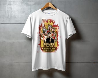 Arsenal Champions T-Shirt, Gunners Football Fan Tee, Premier League Winner Top