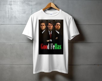 Goodfellas Maldini Cannavaro Nesta T-Shirt, Italian Football Legends Tee