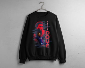 Desire Doue Football Sweatshirt, French Soccer Fan Gift, Retro Style Crewneck