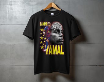 Lamine Yamal T-Shirt Rising Football Star Tee, Soccer Fan Gift, Young Football Talent Jersey