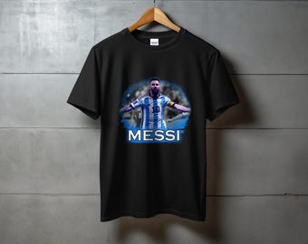 Lionel Messi Argentina World Cup Winner T-Shirt, Football Legend Tee
