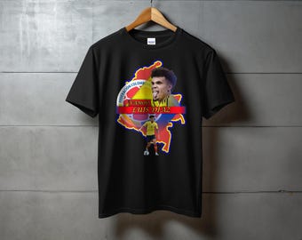 Luis Diaz Colombia Football Fan T-Shirt, World Cup Soccer Graphic Tee