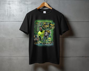 Vinícius Júnior Brazil World Cup Graphic T-Shirt, Vini Jr Soccer Fan Tee