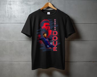 Desire Doué Football T-Shirt, Soccer Fan Graphic Tee, Vintage Style Sportswear