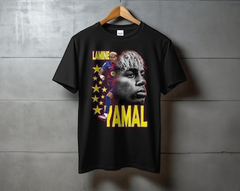 Maglietta Lamine Yamal, stella nascente del calcio, regalo per appassionati di calcio, maglia per giovani talenti calcistici