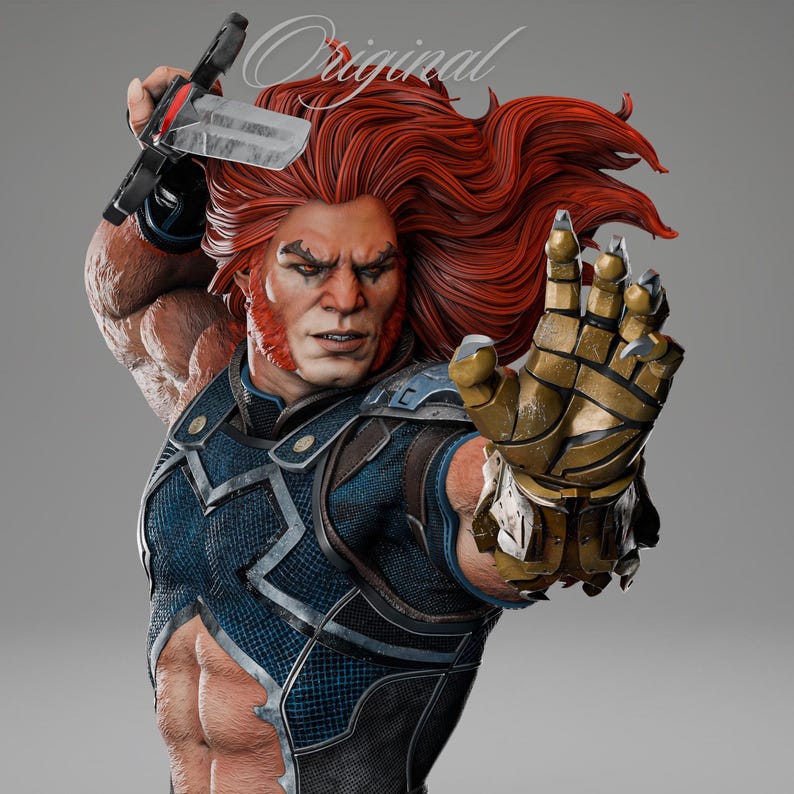 Lion-o Thundercats 3D Print STL Files Digital Download - Etsy Canada