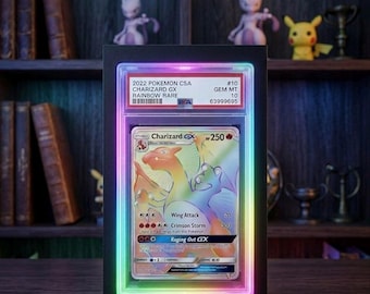 PSA Card Display – RGB LED Magnetic Modular Frame, Ultra Slim, Made in usa