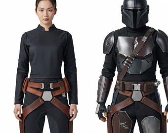 Sabine Wren Flight Suit | Ahsoka Series Cosplay Costume | Custom Star Wars Outfit with Belt Holsters