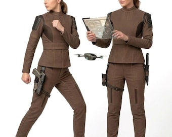 Bo-Katan Kryze Cosplay Outfit | Mandalorian Flight Suit for Women & Men | Star Wars Costume for Conventions and Halloween