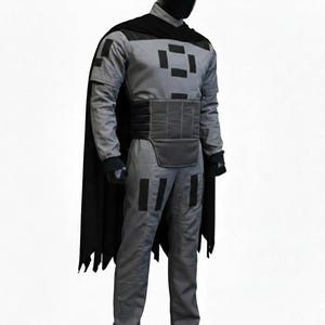 Handmade Din Djarin Mandalorian flight suit, a premium bounty hunter cosplay set crafted from heavyweight cotton-twill for cinema-quality accuracy.