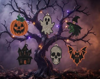 FSL Halloween Pumpkin Lace Ornament Embroidery Design – Freestanding Machine Pattern (Digital Download)