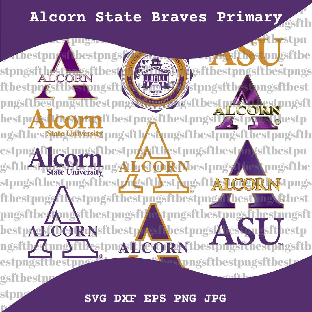 Braves Primary SVG Bundle, Alcorn State Football, SVG Bundle, Cricut ...