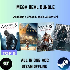 Assassin’s Creed Classic Collection | Steam Offline Account | Digital Access | All in One