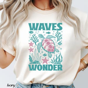 Sea Turtle Ocean Shirt,Trendy Summer Tee,Turtle Lover Shirt,Nautical Beach Shirt,Ocean Lover Gift