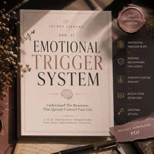 Emotionales Tracking System Arbeitsbuch | Nervensystem, Selbsterkenntnis (PDF Download)