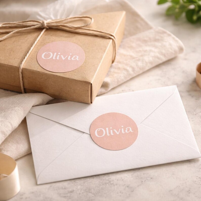 Personalized Logo Stickers | Custom Round Matte Labels (45mm) - Etsy