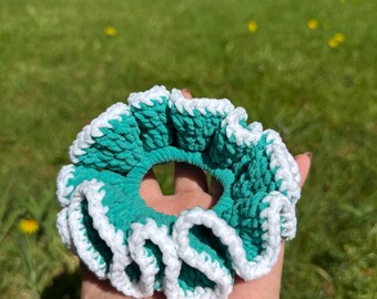 Turquoise scrunchie