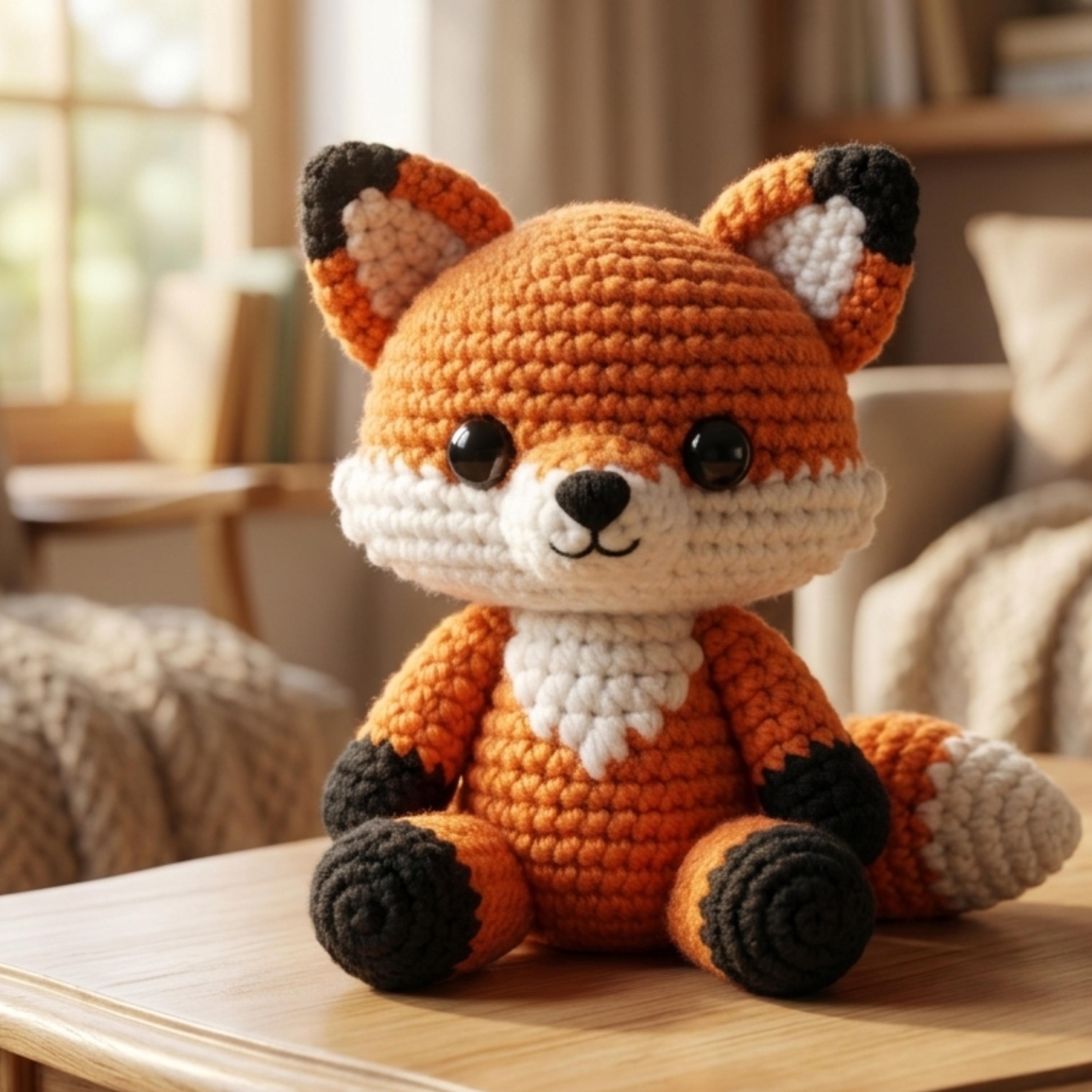 40 Fox Crochet Patterns: Fun & Easy Projects for Crafty Individuals 10 Fox Amigurumi Easy Beginner Crochet Fox Plush Toy