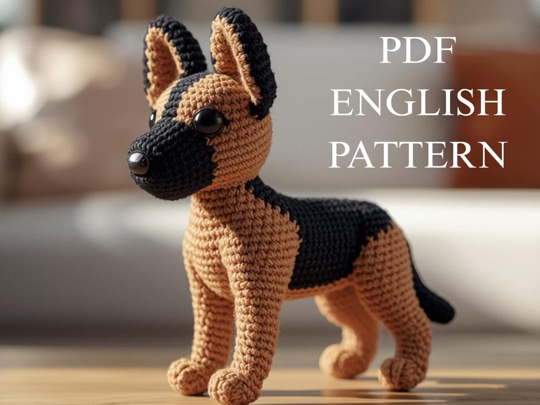 Cane Corso Amigurumi Pattern PDF - Realistic Mastiff Crochet Dog, DIY ...