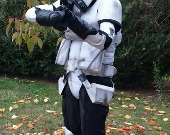 Traje de vuelo réplica de Star Wars con fajín y bolsillos / Conjunto de disfraz personalizado