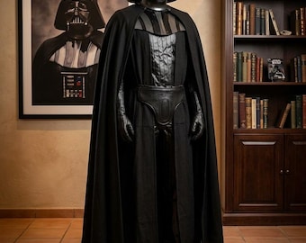 Darth Vader Cosplay Costume – Custom Sith Lord Suit, Movie Inspired Black Armor Outfit