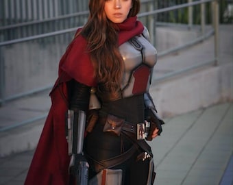 Bo-Katan Kryze Cosplay Costume | Women’s Mandalorian Flight Suit | Star Wars Bounty Hunter Outfit