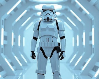 Traje y guardapolvo de soldado de nieve premium / Armadura inferior de soldado de Hoth / Disfraz de cosplay de Star Wars con precisión de pantalla