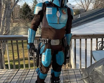 Chaleco inspirado en Boba Fett / Chaleco de cosplay estilo armadura mandaloriana / Disfraz de cazarrecompensas de Star Wars / Chaleco personalizado hecho a mano para hombre