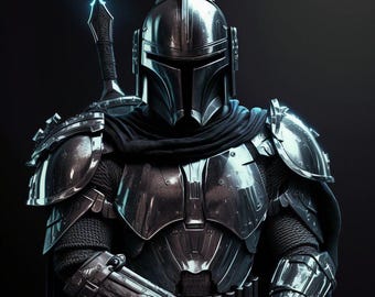 Din Djarin Cosplay Costume | Mandalorian Black Flight Suit Star Wars Bounty Hunter Outfit with Vest & Suit for Comic Con and Cosplay Events
