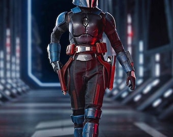 Disfraz de cosplay de Bo-Katan Kryze / Traje de vuelo mandaloriano para mujer / Atuendo de cazarrecompensas de Star Wars