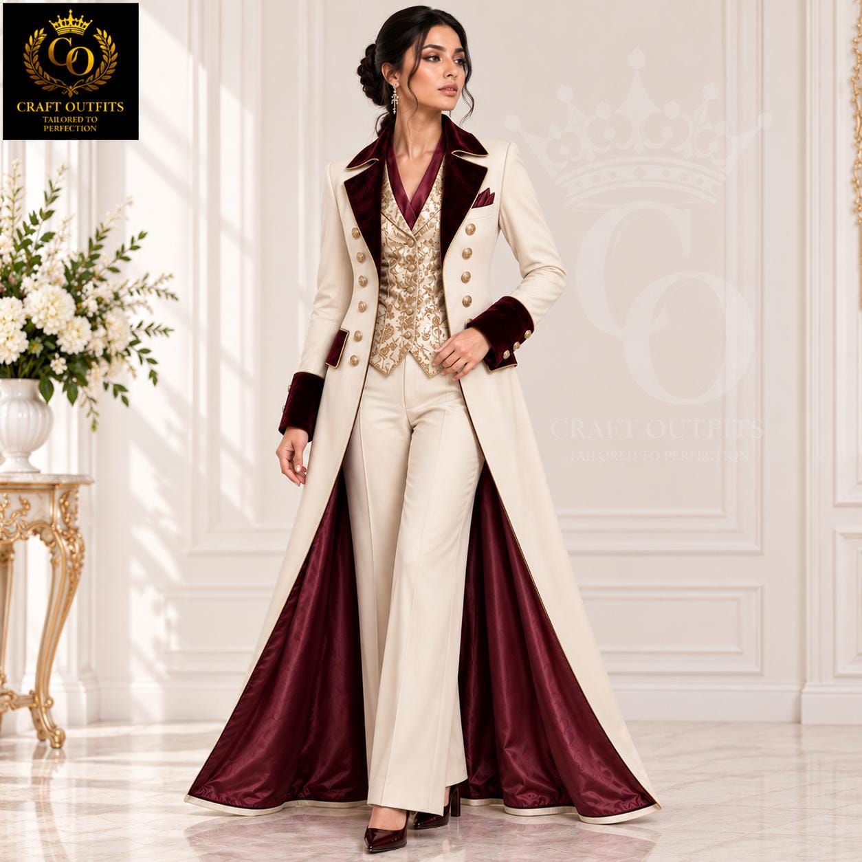 ladies tuxedo fancy dress Costume Women 24.01COLL