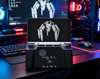 Project Hail Mary Inspired AYN Thor Case, Rocky Alien Sci Fi Cover, Black Space