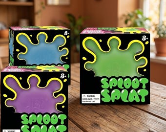 NeeDoh SplootSplat Squeezy Spielzeug - Langsamer Rise Squishy Stressball, Sensorische Fidget Relief