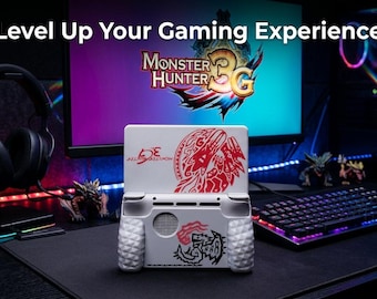 AYN Thor 3D Printed Case, Monster Hunter Style Grip & Trigger Extenders