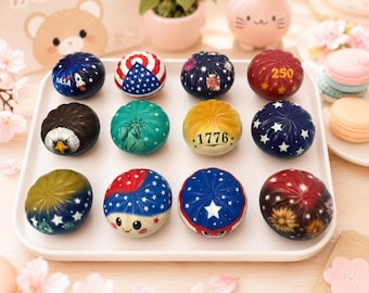 USA 250th Anniversary Dumpling Squishy – Patriotic Fidget Toy (Blind Box)