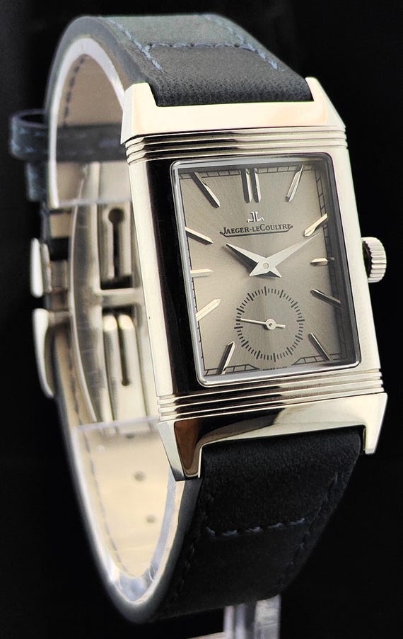 Vintage Jaeger Lecoultre Quartz Silver Dial Stainless Steel Watch | Classic Men’s  Watch View 4