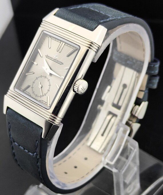 Vintage Jaeger Lecoultre Quartz Silver Dial Stainless Steel Watch | Classic Men’s  Watch View 6