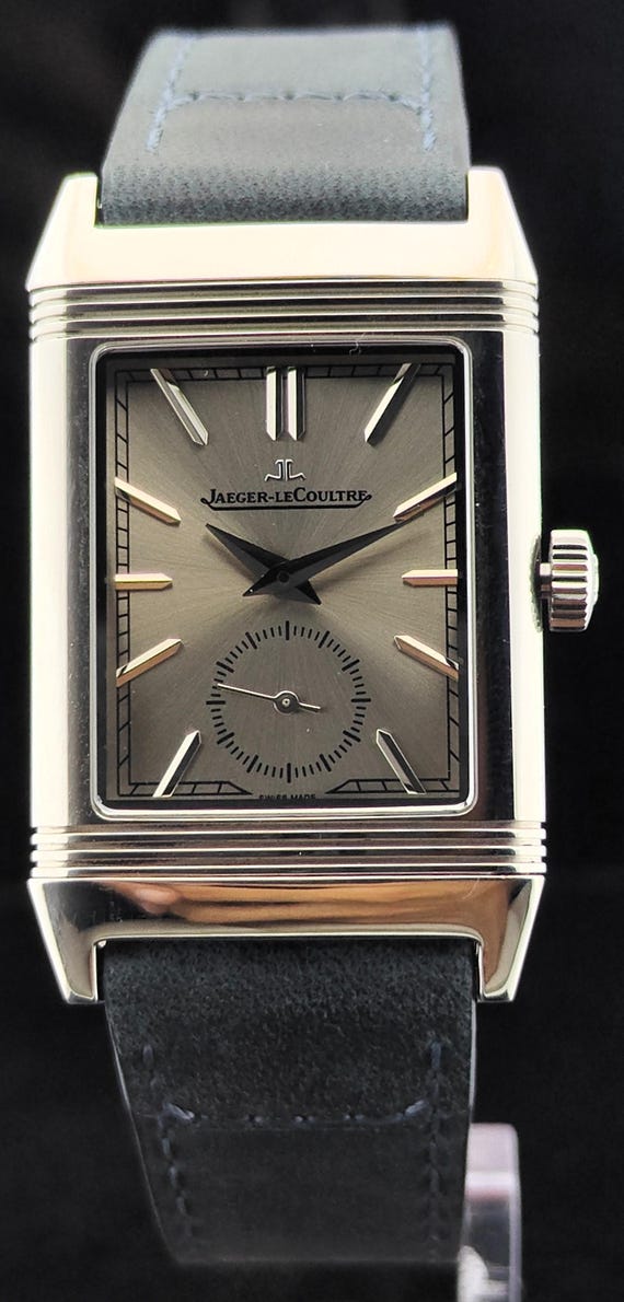 Vintage Jaeger Lecoultre Quartz Silver Dial Stainless Steel Watch | Classic Men’s  Watch View 2