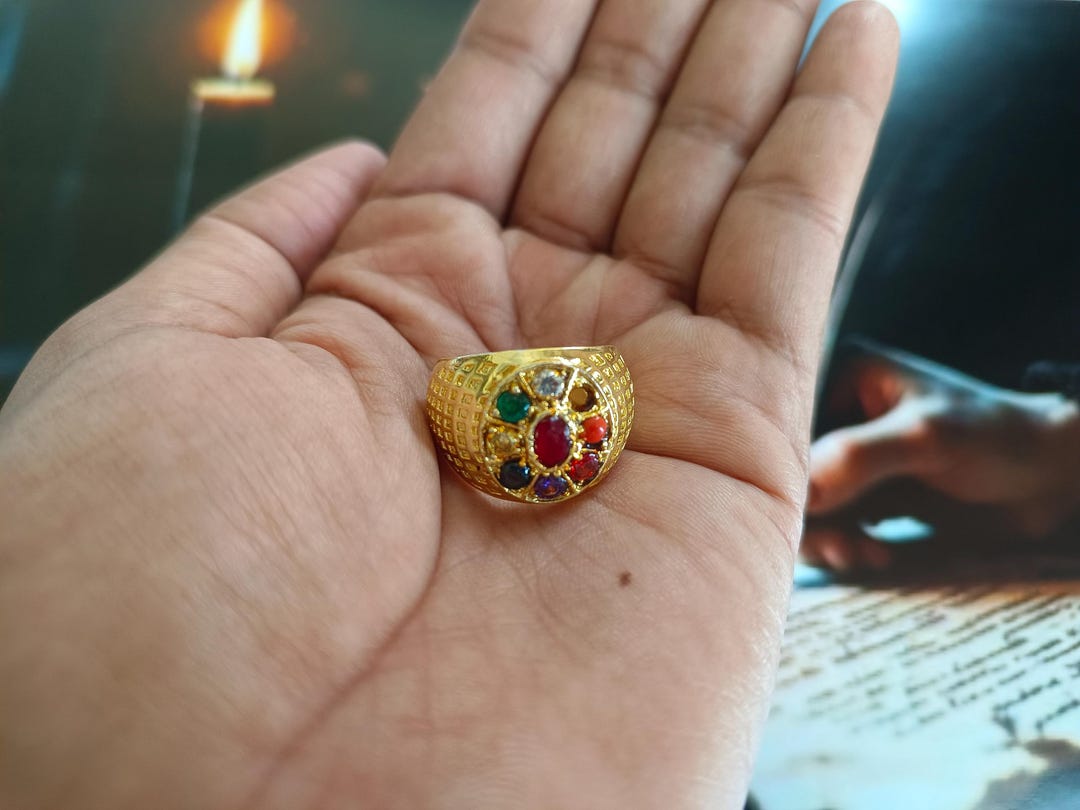 Magisk Raging Miljardärsmakare Riktig magisk ring 5500 Besvärjelse Rikedom Lotteri ...