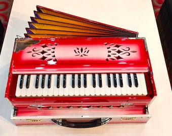 2LINE TEAKWOOD HARMONIUM/ Kolkata style professional