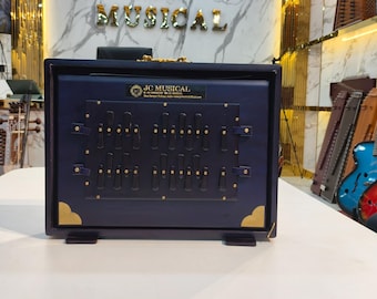 2LINE SHRUTI BOX/ Purple mat finish