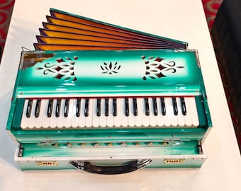 2LINE TEAKWOOD HARMONIUM/ Professional Kolkata style
