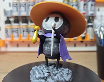 Sherma Inspired Hollow Style Figure – Hand Painted Dark Fantasy Gamer Collectible – Mini Statue 10 cm