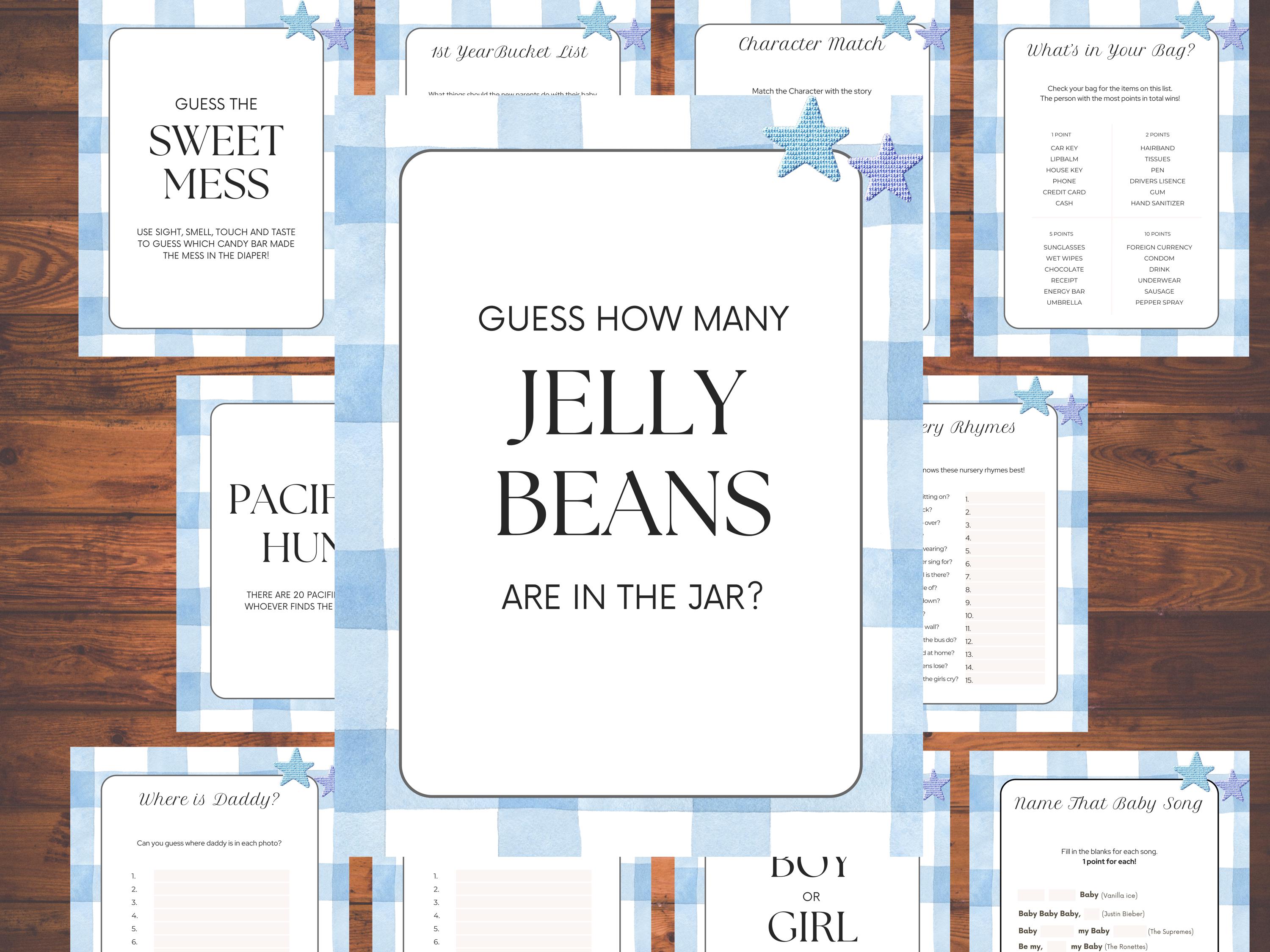 Blue Baby Shower Games Bundle, Boy Party Pack (digital Download) - Etsy ...