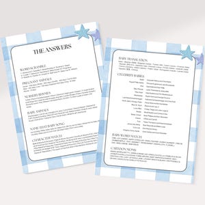 Blue Baby Shower Games Bundle, Boy Party Pack (digital Download) - Etsy ...